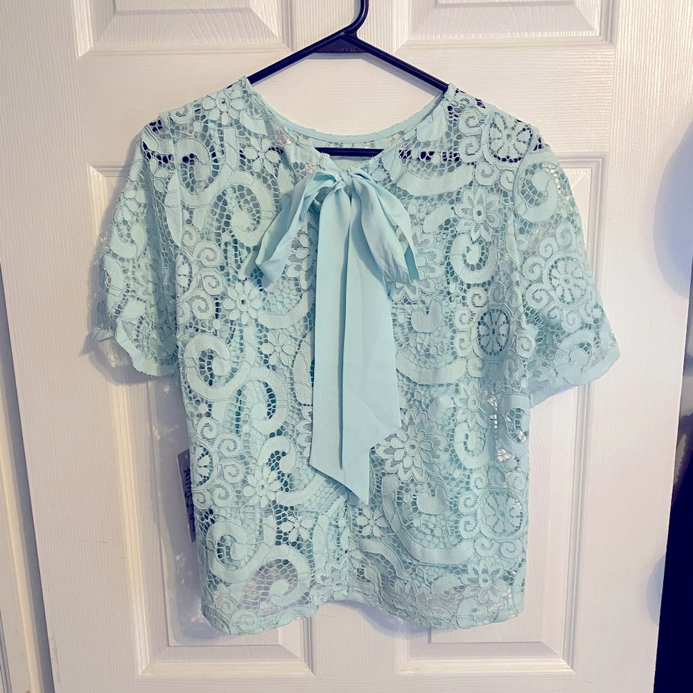 NWT Nanette Lepore mint green top, Size Small. Mint green.